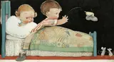 Mabel Lucie Atwell, Wots the good of having a perfect day if you can't have a perfect night, watercolour and bodycolour