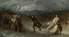 A scene from the French revolution by British School, 19th century, oil on canvas, offered Jul 2017
