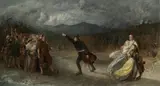 A scene from the French revolution by British School, 19th century, oil on canvas, offered Jul 2017
