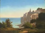 P. C. (Peter Christian) Skovgaard, Die Kreidefelsen von Møns Klint, 1848, Öl auf Leinwand