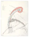 Jorinde Voigt, 2 Horizonte ..., 2011, Tinte, Ölkreide und Bleistift auf Papier