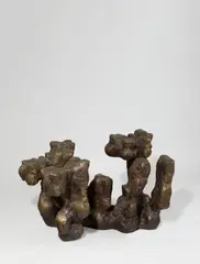 Gerson Fehrenbach, Bikini-Crescat, 1981, Bronze mit goldbrauner Patina