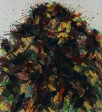 Max Uhlig, Rochers d'Aiguillan, 1993, Öl auf Leinwand