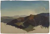 Carl Hummel, Blick über die Hügel bei Civitella