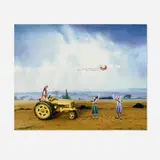 Marnie Weber, Harvest of Flowers, 2007, collage on lightjet print