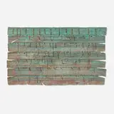 Eugene Sturman, The Scythian Mercenaries Have Arrived, 1974, copper foil, hemp rope