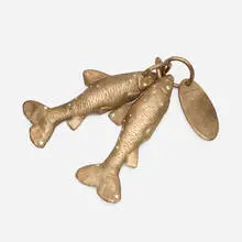 Liz Craft, Astrological Signs: Pisces, 2002, bronze, glass