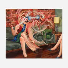 Pieter Schoolwerth, Couple, 2005, oil on linen