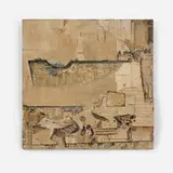 Lucio Muñoz, Untitled, 1963, wood constructed collage