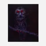 Ivette Zighelboim, Untitled (Owl), 2006, acrylic on canvas