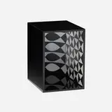 Julio Le Parc, Image virtuel par déplacement, 2016, acrylic, mirror, offset lithograph