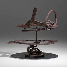 Mark di Suvero, Le noeud de la fortune (The Knot of Fortune), 1990, steel, stainless steel plate
