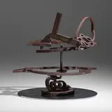 Mark di Suvero, Le noeud de la fortune (The Knot of Fortune), 1990, steel, stainless steel plate