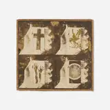 Wallace Berman, Untitled, 1970, Verifax collage on board in artist's frame