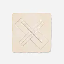 Untitled by Robert Mangold, 1981, graphite on paper, offered Oct 2025