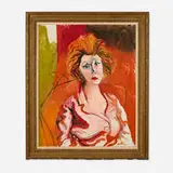 Renato Guttuso, Portrait of Mrs. Littlefield, 1964, oil on canvas