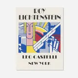 Roy Lichtenstein, Painting and Sculpture exhibition poster, 1967, screenprint in colors