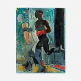 August Becker, Untitled, 2001, oil on canvas