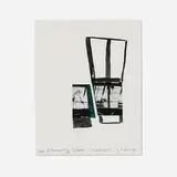 Sadaharu Horio, The Armory Show 1 Mar 2017 (from the Art Vending Machine project), 2017, acrylic and charcoal on paper