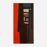 Karl Stanley Benjamin, Tape Grid (TG) #15, 1961, oil on canvas
