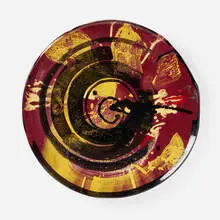 Ed Moses, Untitled (Plate), 1992, glazed stoneware