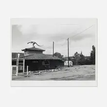 Harry Bergman's Roadside Museum, Highway 371, California by Joel Meyerowitz, 1970-72, vintage gelatin silver print, offered Jul 2025
