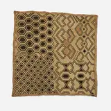 Bushongo, Shoowa prestige panel, raffia, fibers