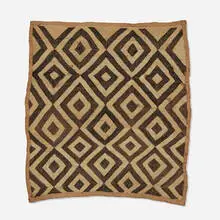 Bushongo, Shoowa prestige panel, raffia, fibers