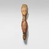 Sepik, Abelam figure, carved wood, natural pigment