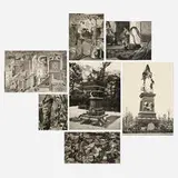 Bruce Conner, Image I-II; Image IV-VIII (seven works from The Dennis Hopper One Man Show, Volume I), 1971, photoetching
