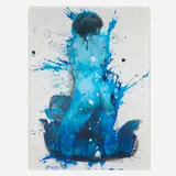 Philippe Pasqua, Constance, 2011, acrylic, watercolor, digital inkjet print on paper mounted to canvas
