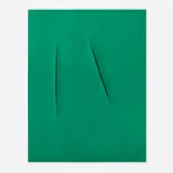 Lucio Fontana, Concetto spaziale (from XXe Siecle), 1959, pochoir