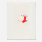 Damien Hirst, Oh my God...and for those really stubborn stains (from the In a Spin, The Action of the World on Things, Volume I portfolio), 2002, etching in colors on Hahnemühle