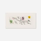 Joan Miró, No. 2 (from the Erik Satie: Poèmes et chansons portfolio), 1969, etching and aquatint in colors