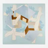 Kevin Appel, Blue Lodge, 2004, acrylic on canvas over panel