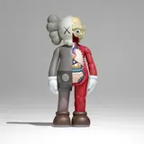 Kaws, Four Foot Dissected Companion (Brown), 2009, painted cast vinyl