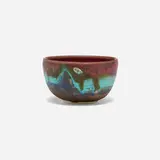 Bowl (from the Ocean Edge series) by Toshiko Takaezu, c. 1995, glazed porcelain, sold Apr 2023