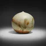 Untitled by Toshiko Takaezu, 2006, glazed stoneware, sold Apr 2023
