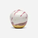 Untitled (with rattle) by Toshiko Takaezu, c. 1995, glazed porcelain, sold Apr 2023