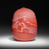 Untitled by Toshiko Takaezu, c. 1988, glazed porcelain, sold Apr 2023