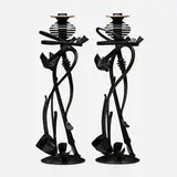 Albert Paley, Nebuli candleholders, pair