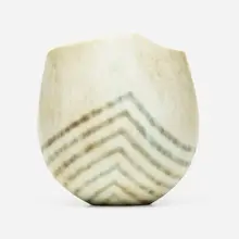 Vessel by John Ward, glazed stoneware, sold Jan 2023