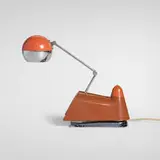 Hamilton Industries, Desk lamp, model 2510, c. 1960, chrome-plated metal, plastic