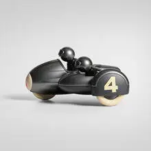 Playforever, Enzo Gun Metal toy motorbike, 2013, ABS plastic, rubber
