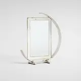Picture frame by Art Déco, c. 1935, chrome-plated metal, glass, sold Aug 2025