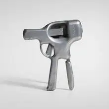 John Clark Industries, Krakall nut cracker, c. 1950, aluminum