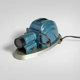 Inc. Bradfield and Bidwell, VuAid slide projector, model L/C-2, c. 1950, lacquered steel, galvanized steel, plastic, glass