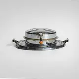 Manning Bowman & Co., Waffle iron, c. 1935, chrome-plated steel, aluminum, Bakelite