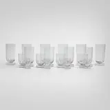 Knickerbocker glassware set by Arthur Nash and Edwin W. Fuerst, 1933, glass, sold Aug 2025