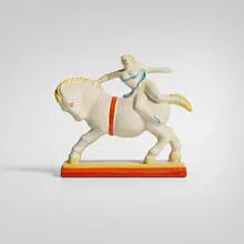 Viktor Schreckengost, Madam Kitty, c. 1930, glazed porcelain